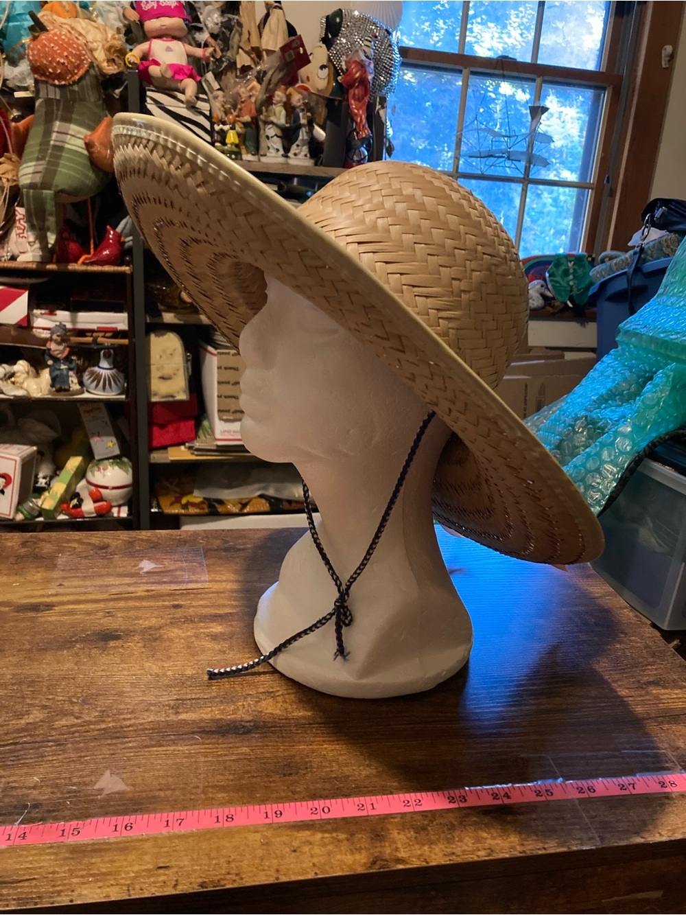 Women's straw hat from Mexico - Picture 4 of 7